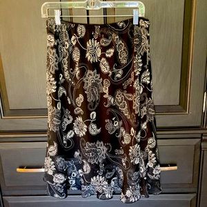 Sale 5 for $20! Briggs New York Paisley Skirt